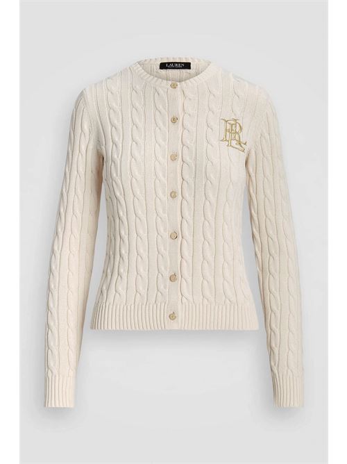 Cardigan with logo LAUREN RALPH LAUREN | 200932225001CR